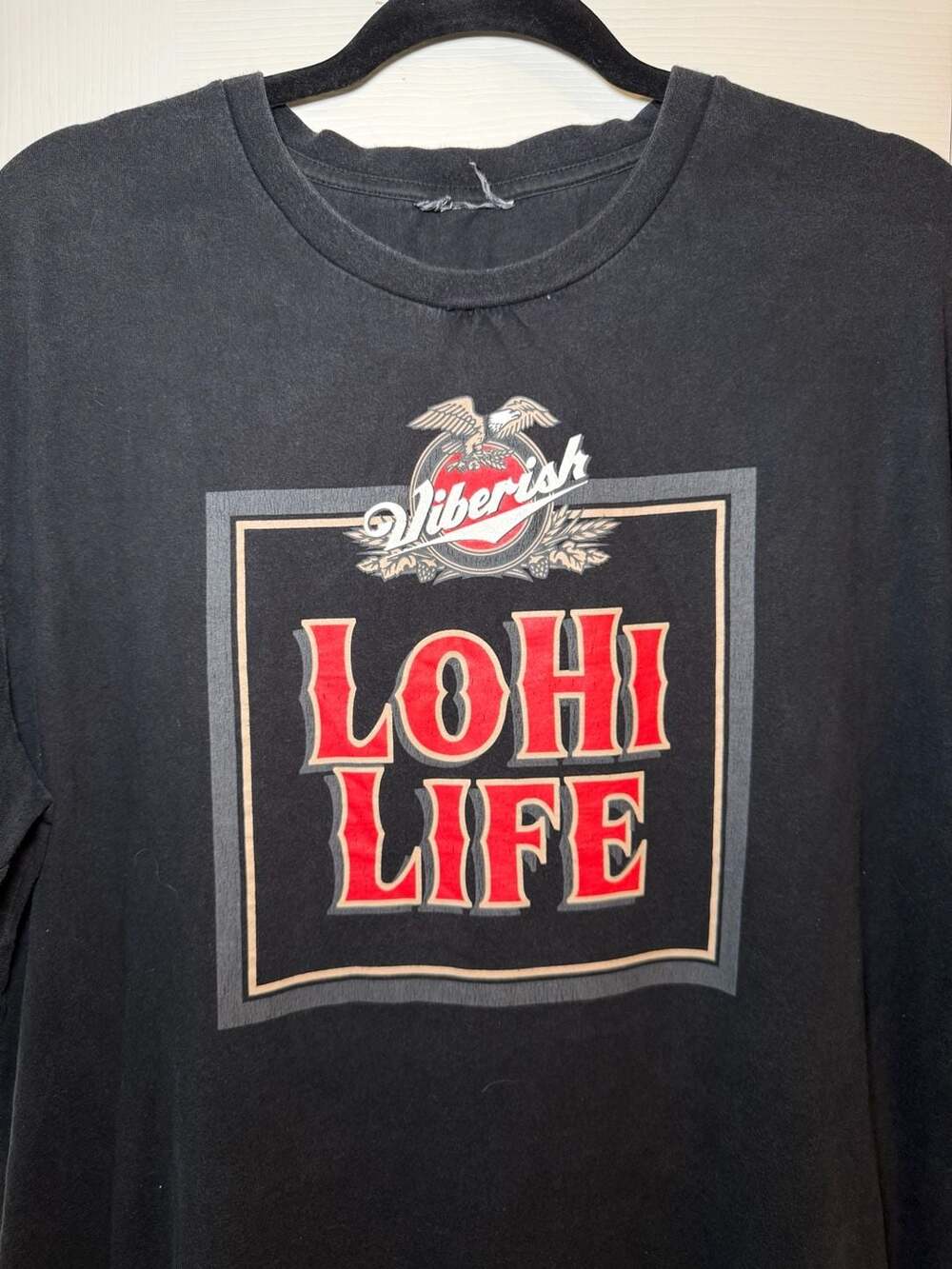 Jiberish Lohi Life Black Graphic T-Shirt XL
